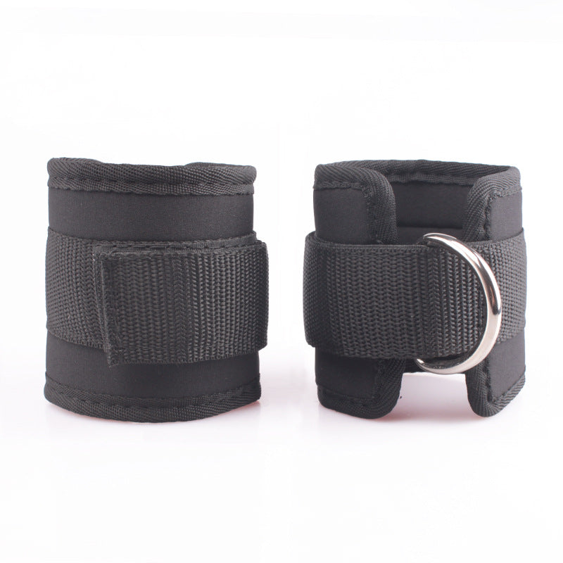 Neoprene Cable Ankle Strap in all black