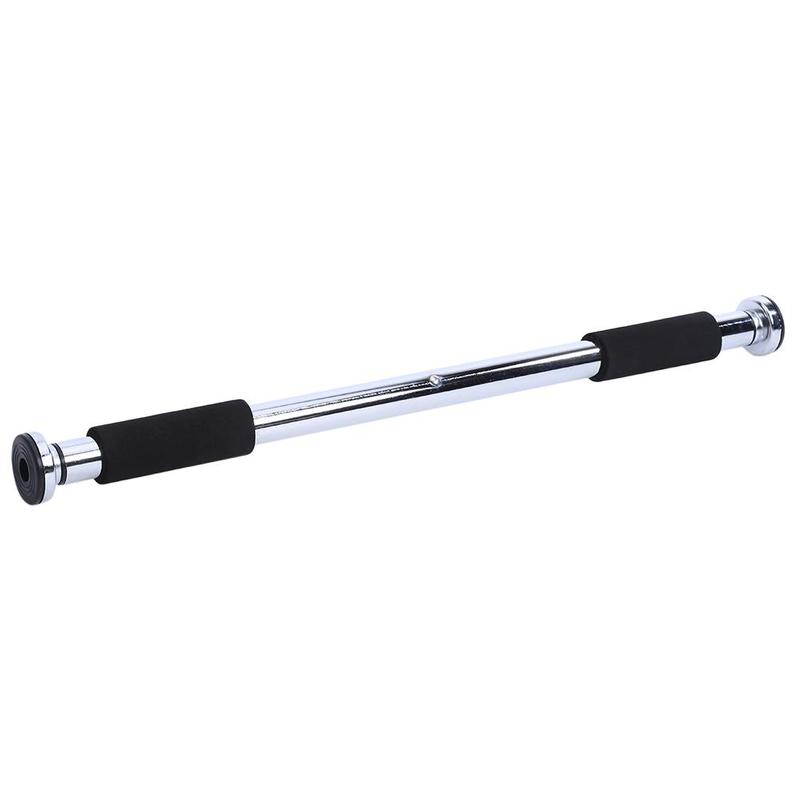 Doorway Pull-Up Bar, telescopic steel bar with foam grips