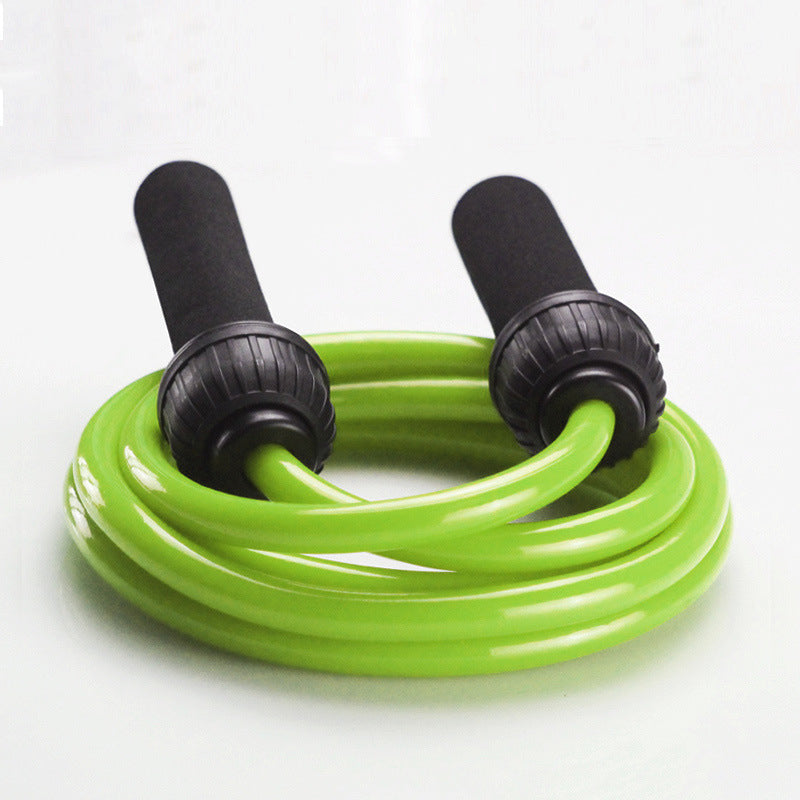Heavy Weighted Jump Rope in green